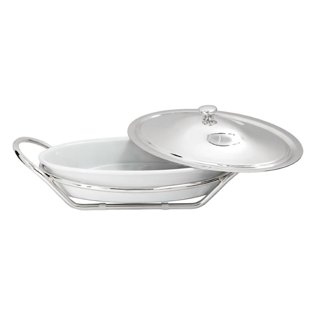 Күмістелген сопақ табақша Grand Gourmet | Конфигурация: L 36 cm