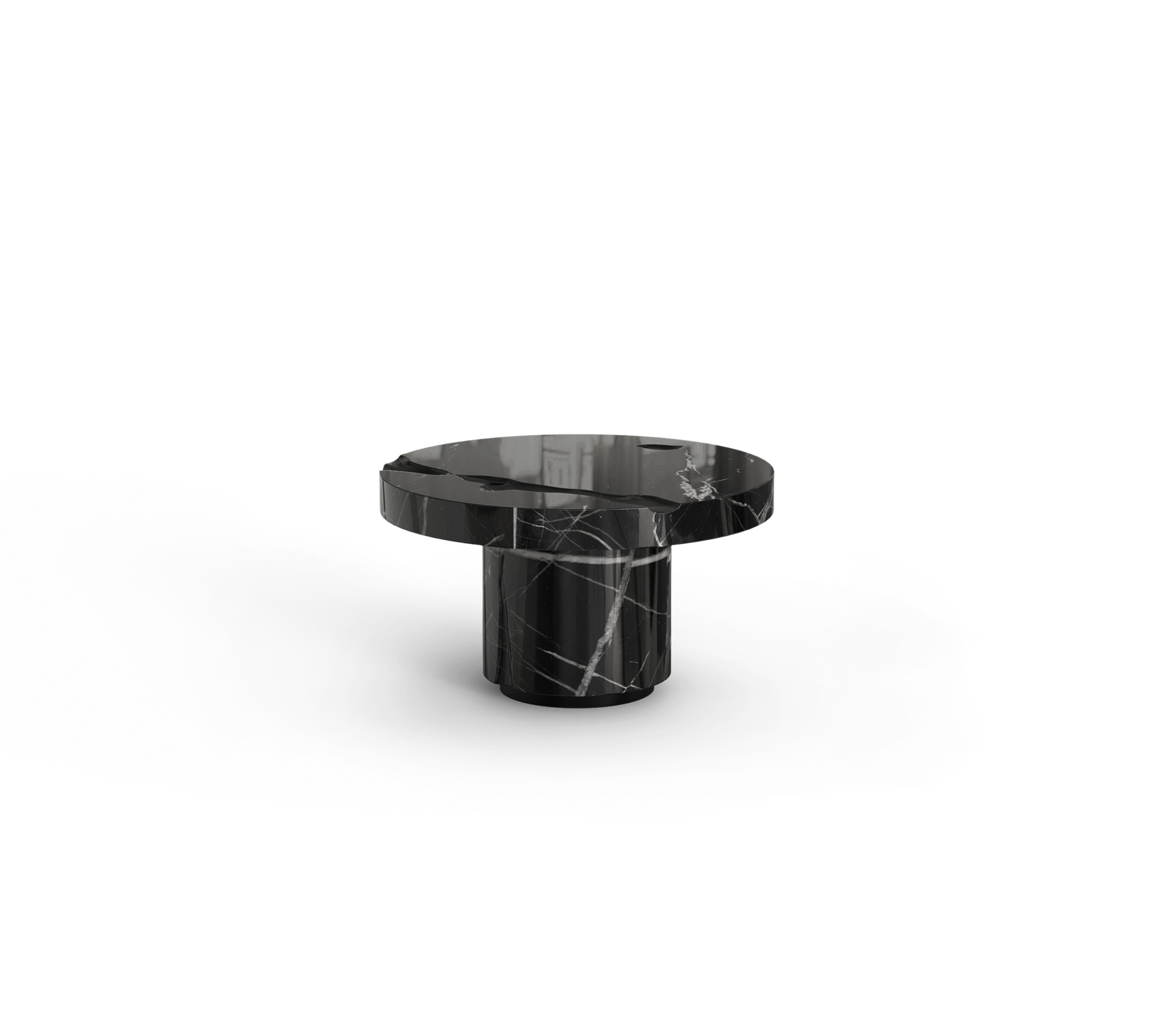 Центральный стол Dominion Nero Marquina, комплект из 3 предметов