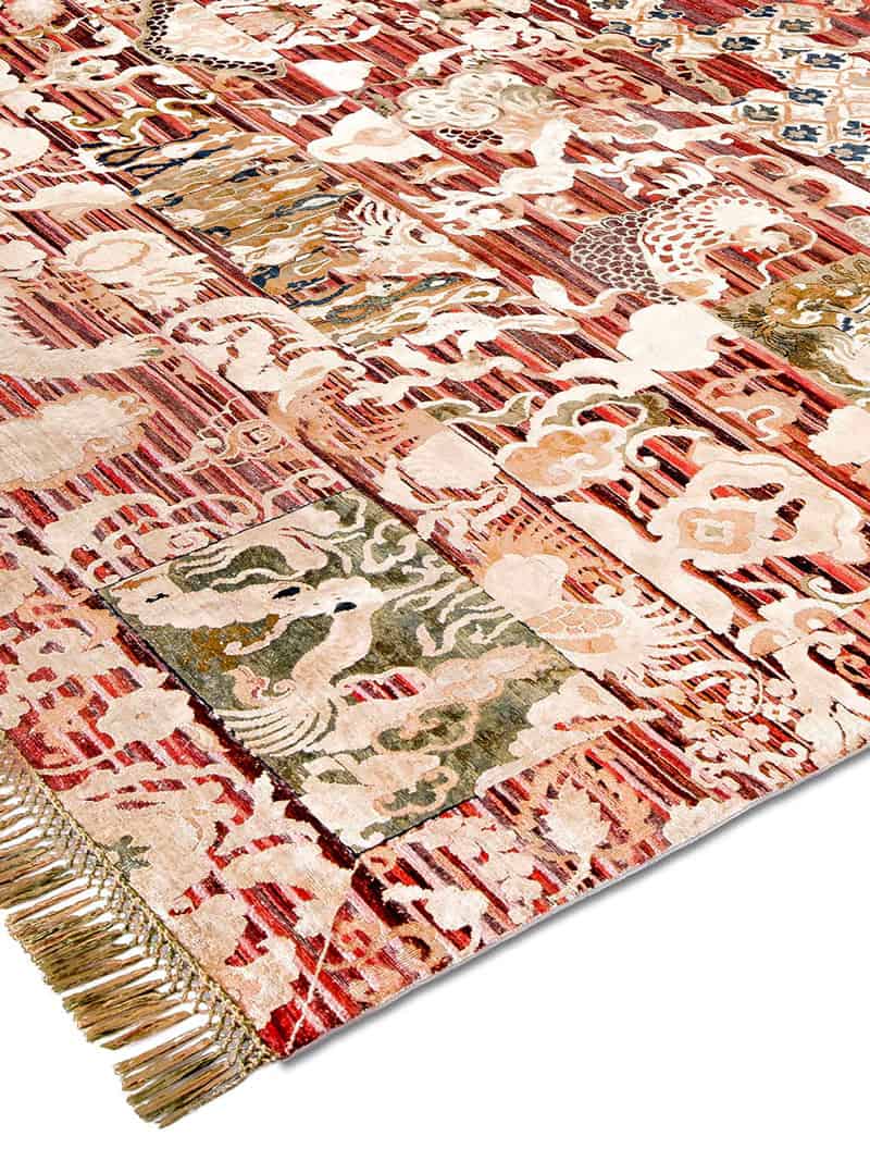 Роскошный ковер ручной работы Dragon