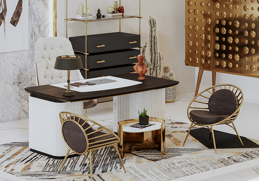 Овальный приставной стол Franklin Scott - 7