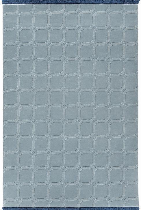 Голубой ковер ручной работы Light Blue