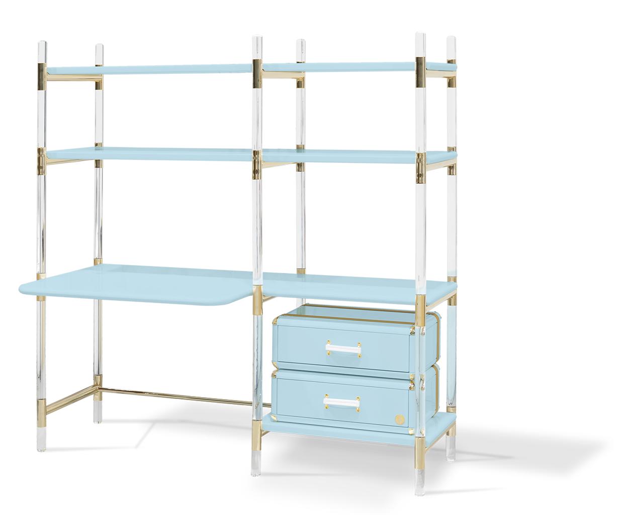 Книжная полка для детей Jigsaw Puzzle Blue