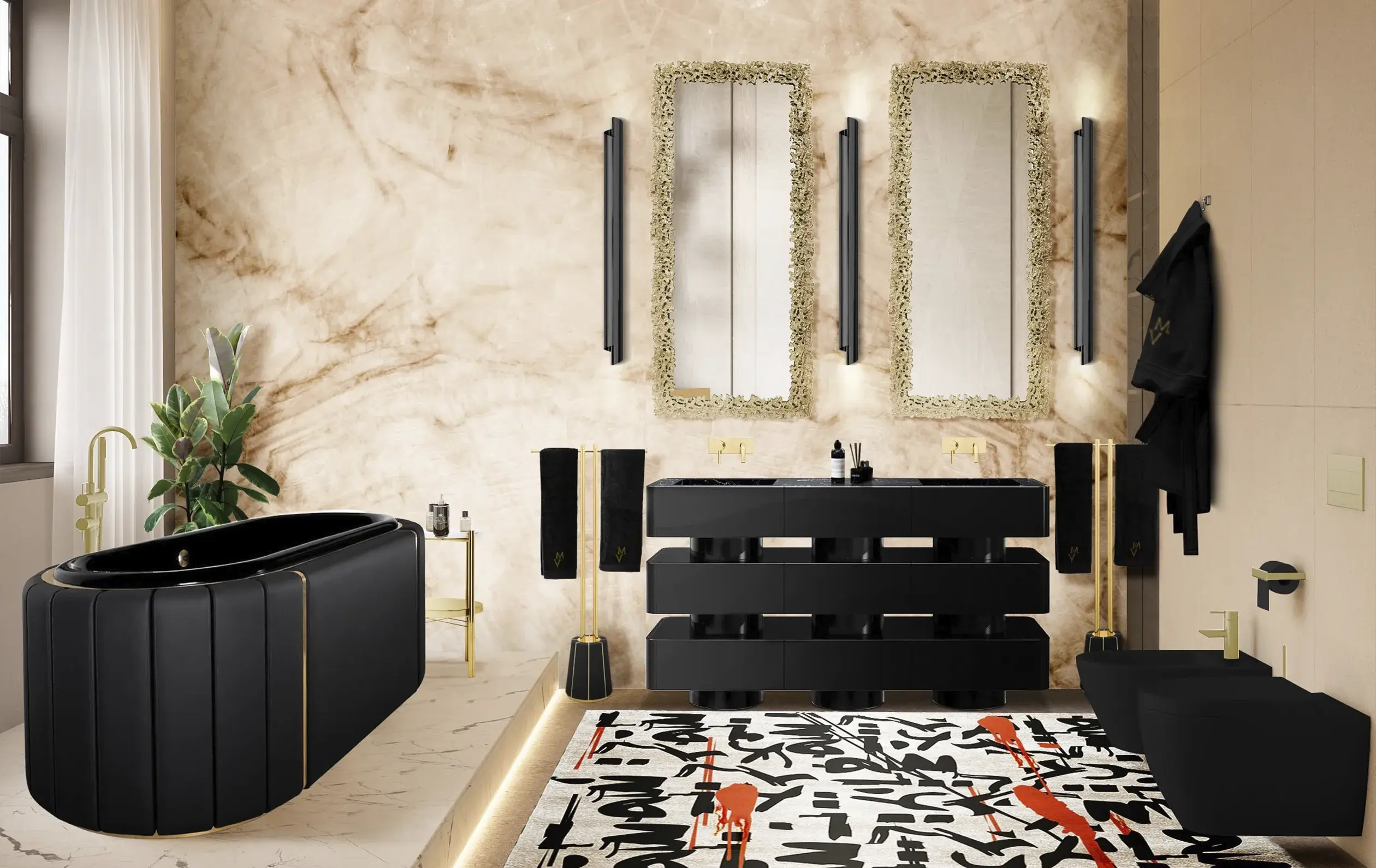 Ванна Regal Soak Black