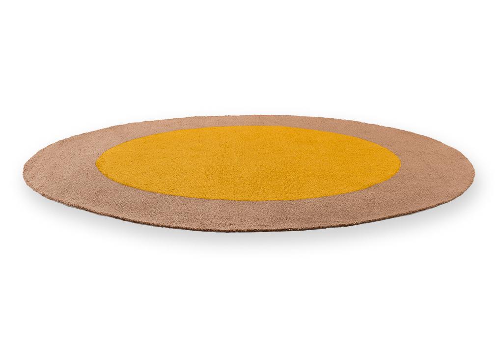 Домалақ сыртқы кілем Festival Yellow | Өлшемі: Ø 150 см