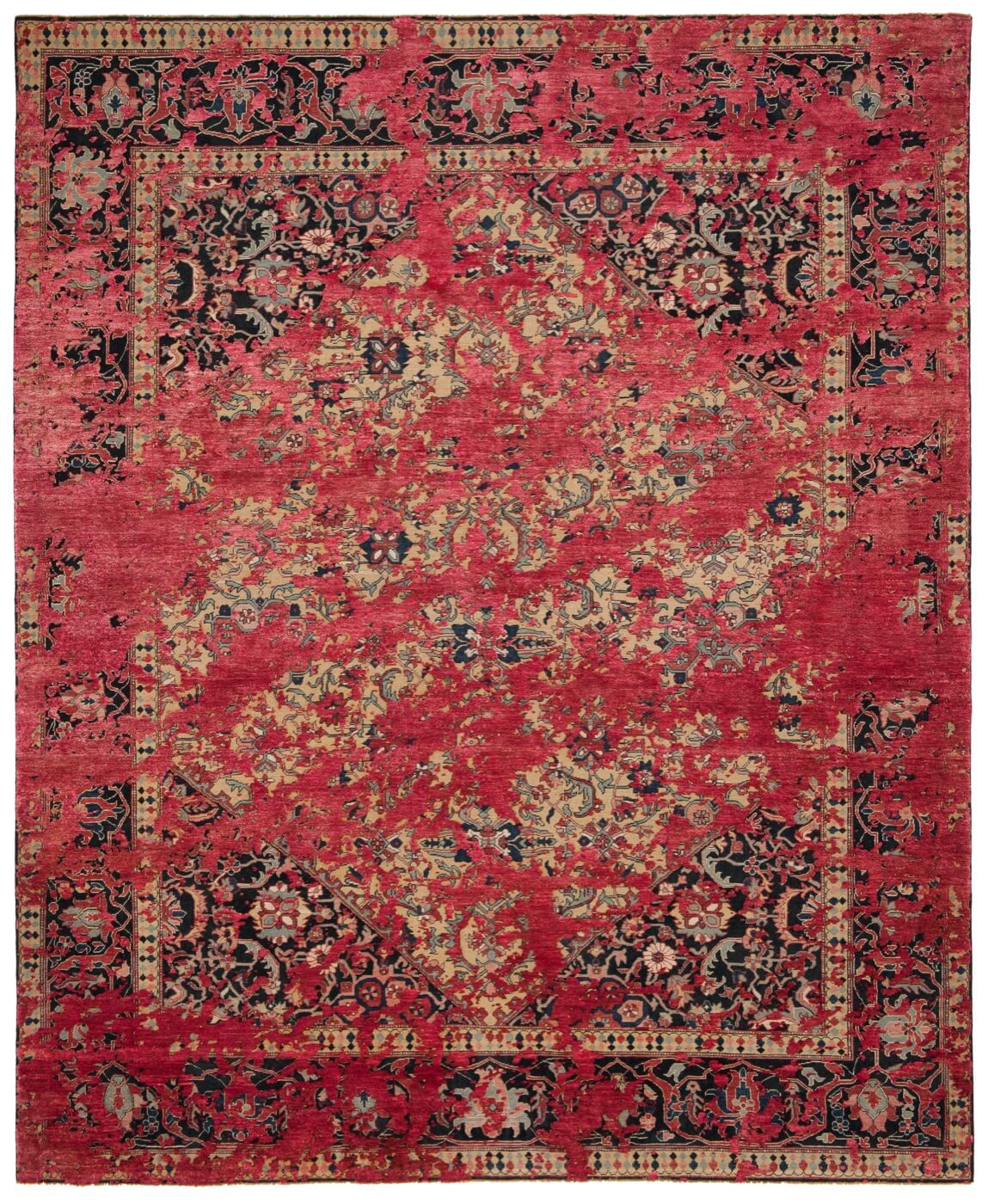 Шелковый ковер Serapi Queensbury Double Sky Yellow Scarlett | Размер: 200 x 300 см