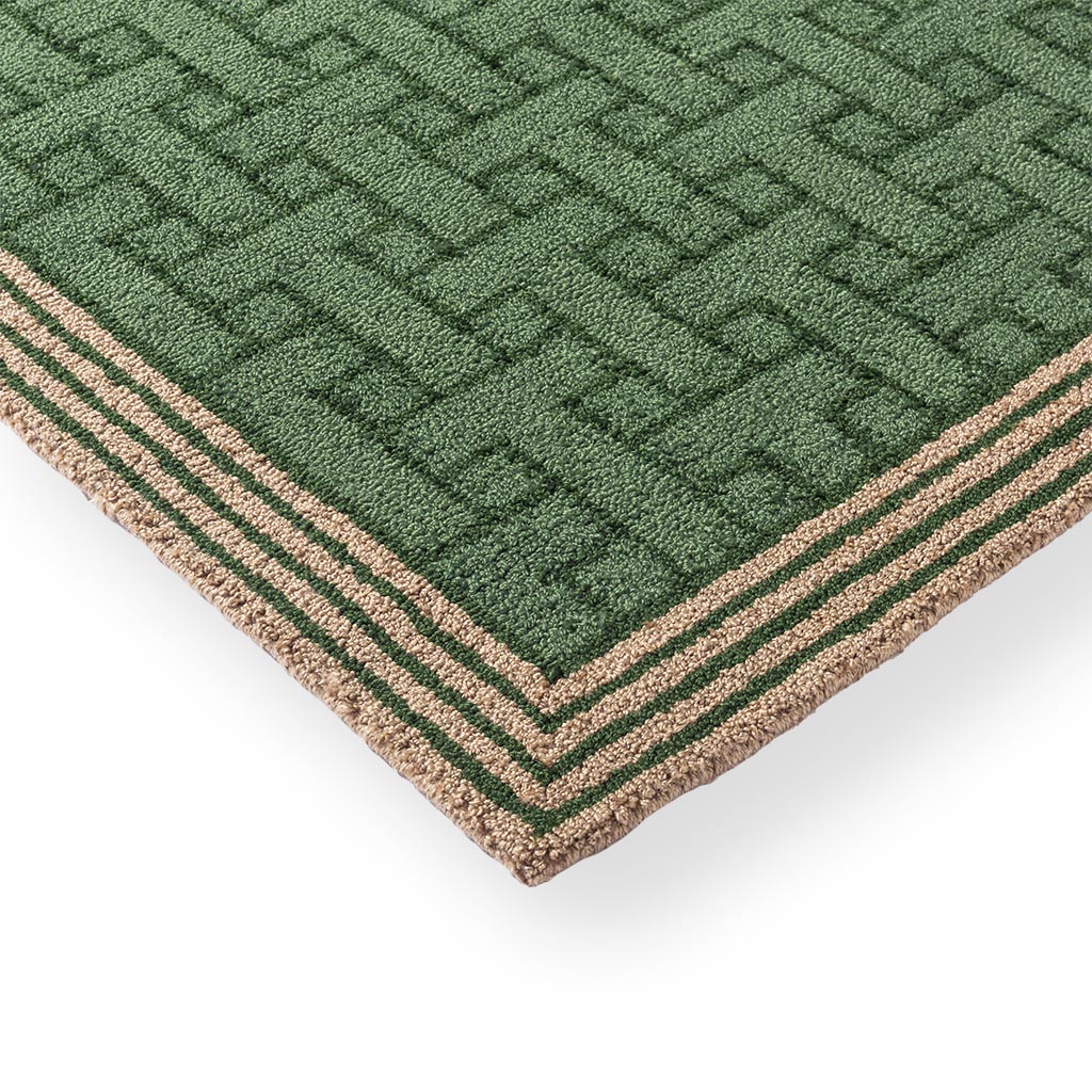 Ковер уличный Monogram Green | Размер: 140 x 200 см