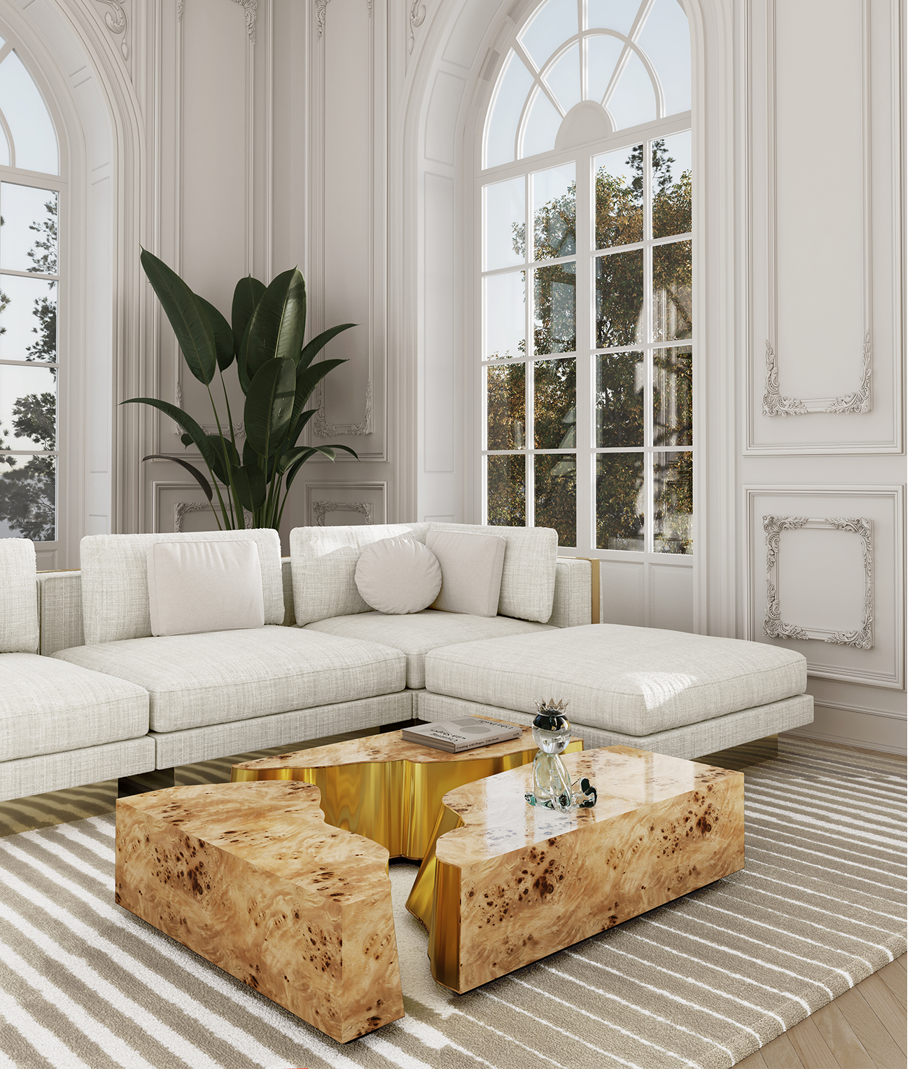 Журнальный стол Fissure Poplar