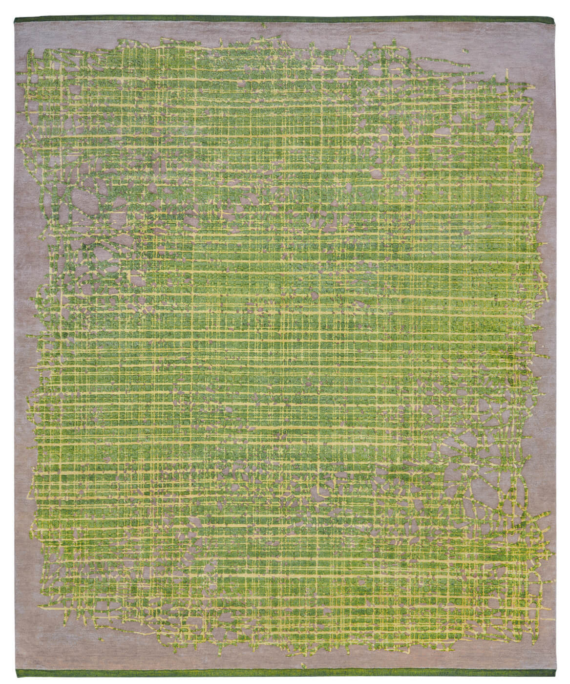 Ковер Grid Enjoy Green Grey | Размер: 280 x 360 см