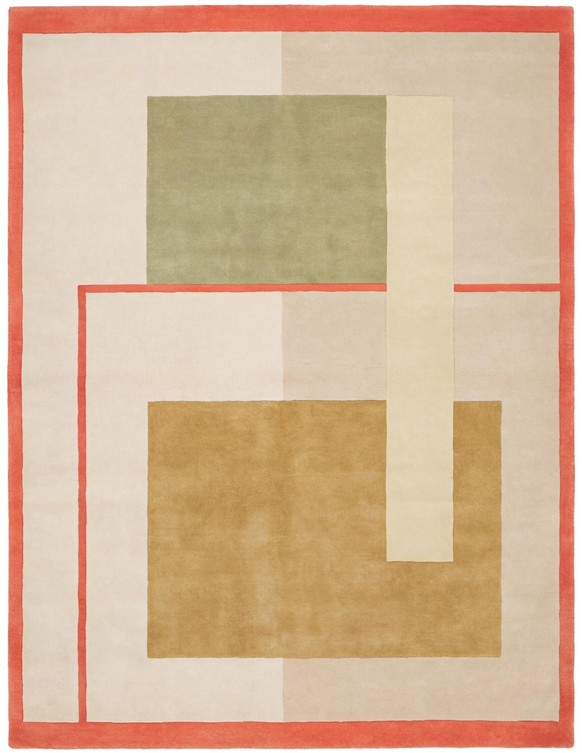 Ковер ручной работы Geometric Block Sand