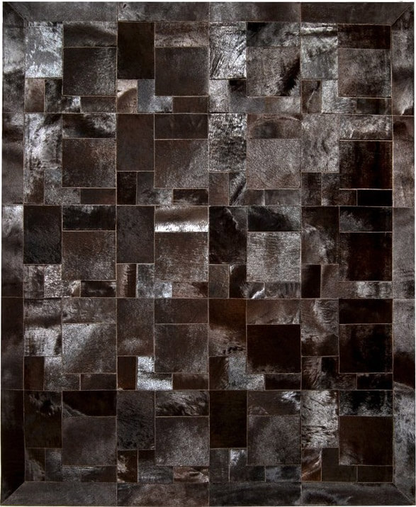 Ковер из коровьей шкуры Puzzle col.1 | Размер: 140 x 180 см