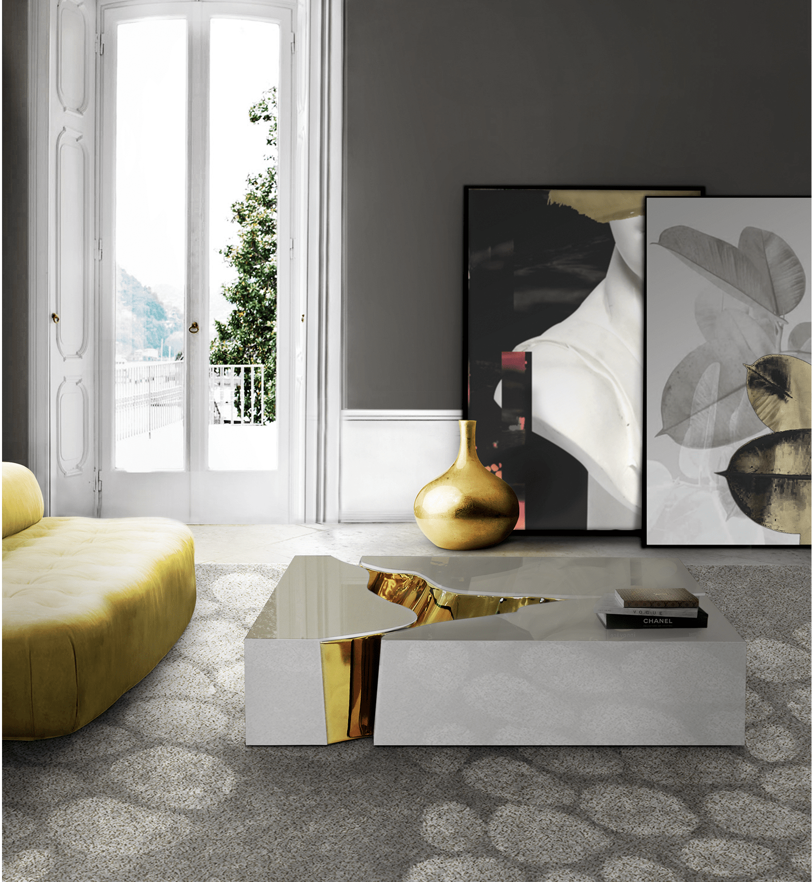 Центральный стол Fissure