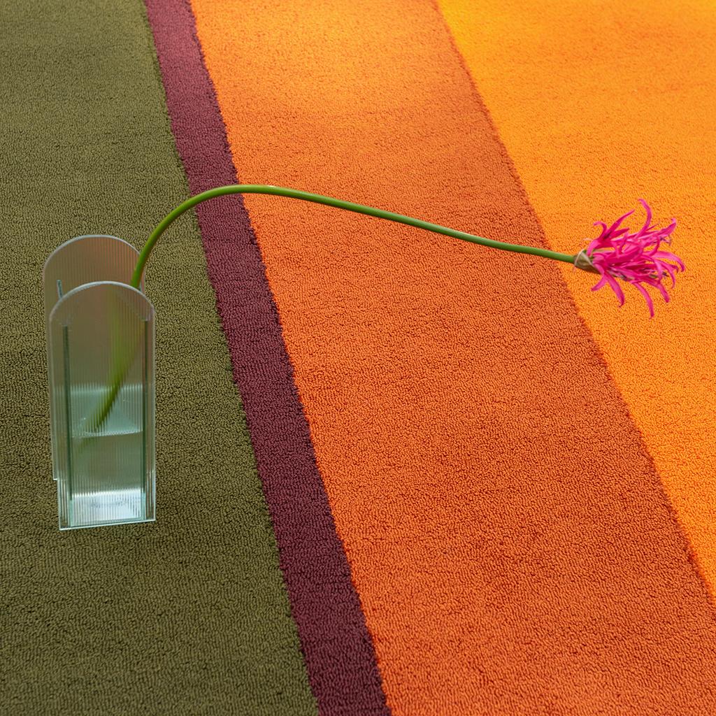 Ковер уличный Festival Stripe Orange / Green | Размер: 250 x 350 см