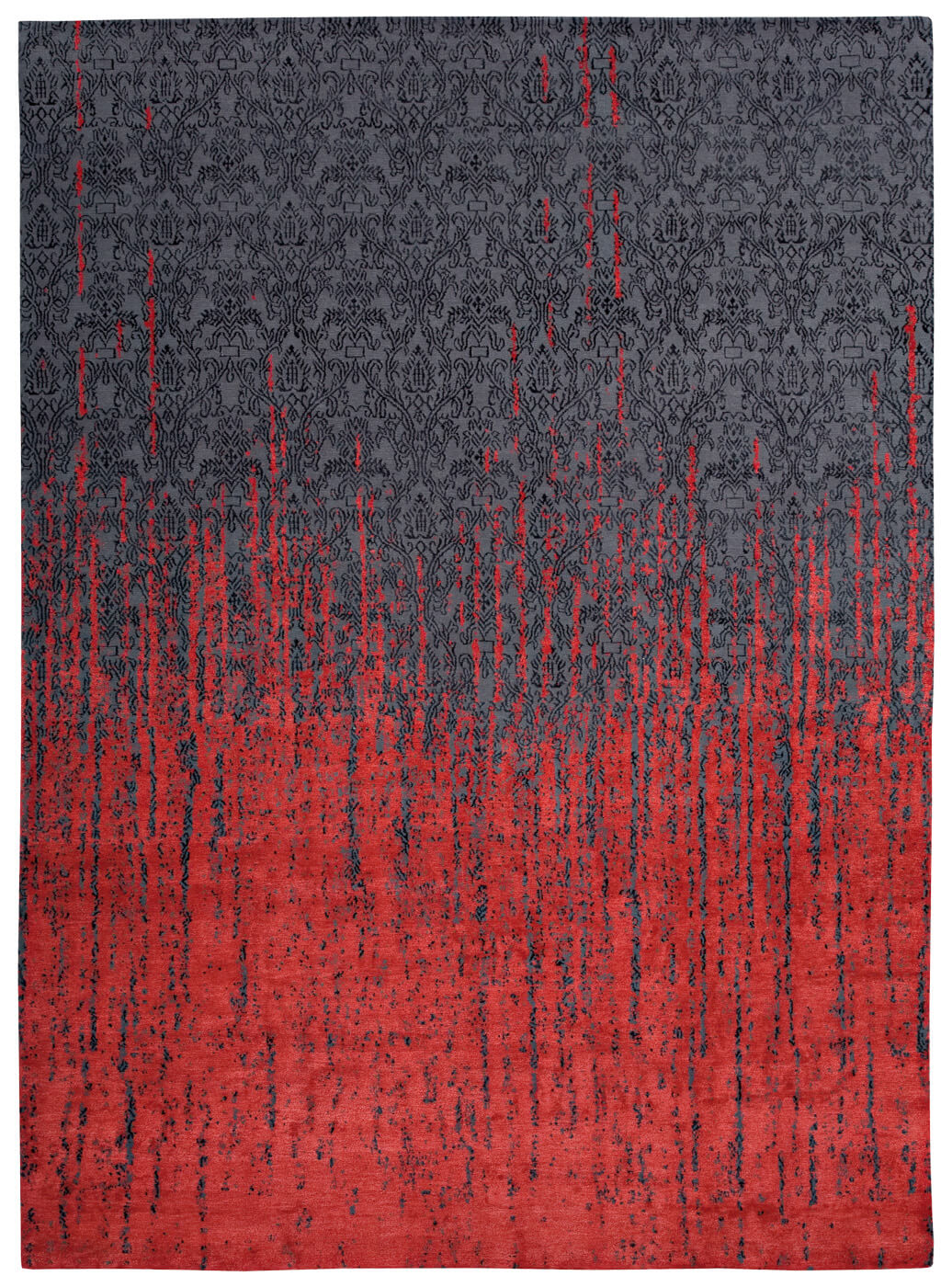 Кілем Roma Vendetta Grey Red | Өлшемі: 500 x 600 см