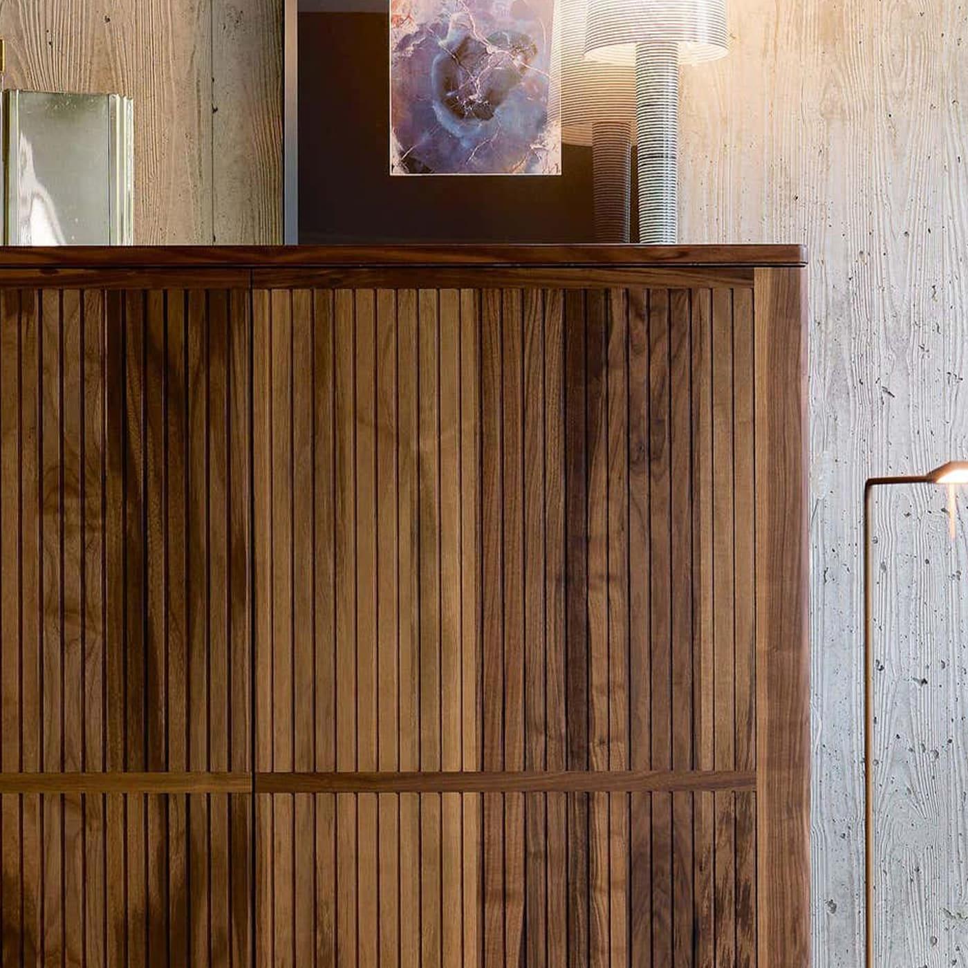 Высокий буфет Eleva коричневый