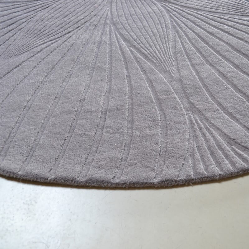 Дөңгелек кілем Folia Grey 38305 | Өлшемі: Ø 200 см