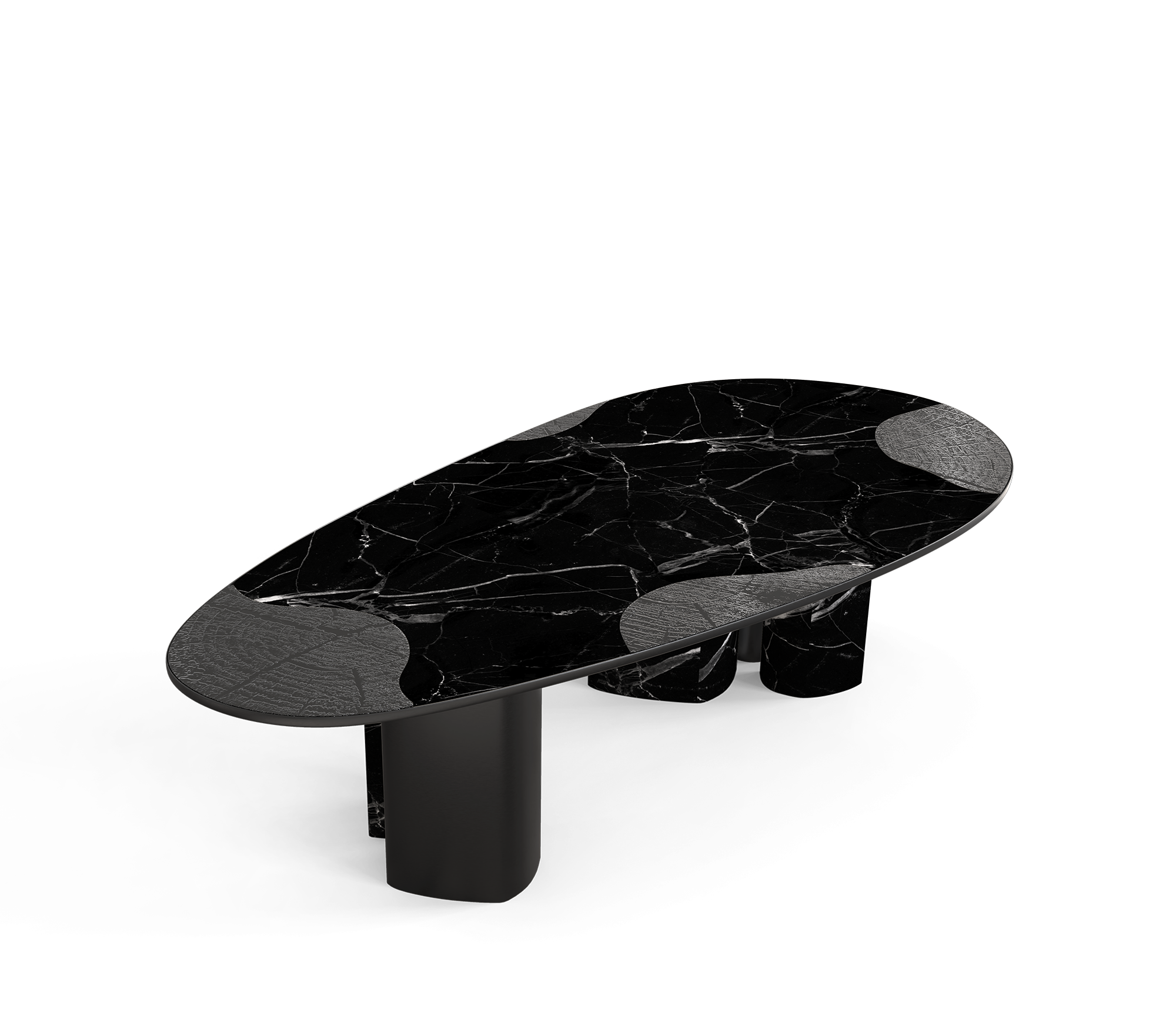 Обеденный стол Athena Nero Marble & Onyx