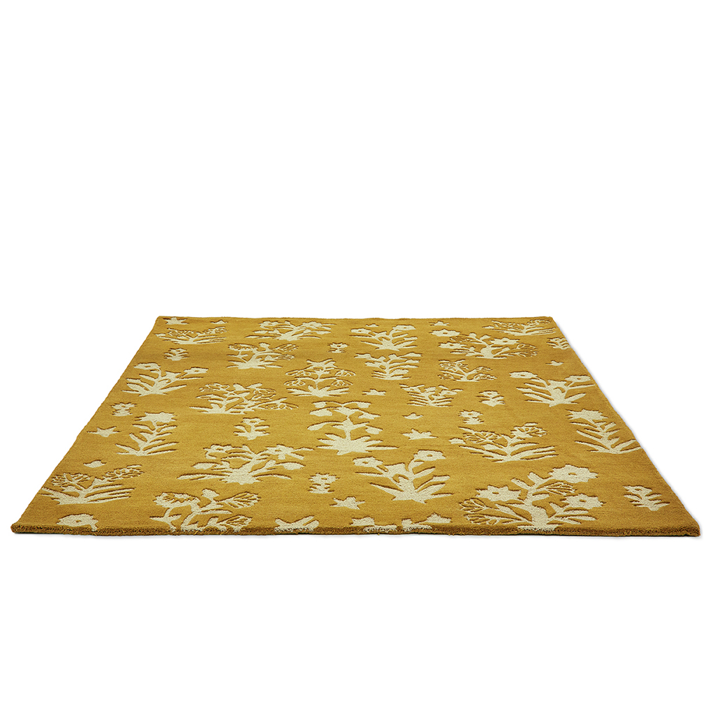 Жүн кілем Woodland Glade Gold 146806 | Өлшемі: 140 x 200 см