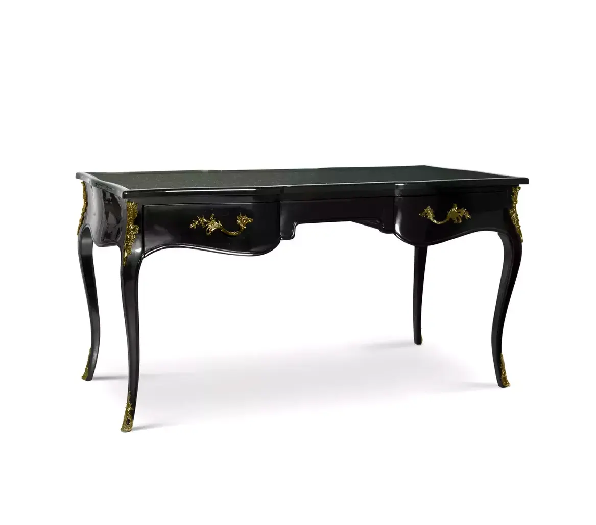 Письменный стол с отделкой из перьев павлина Ormolu Exotic