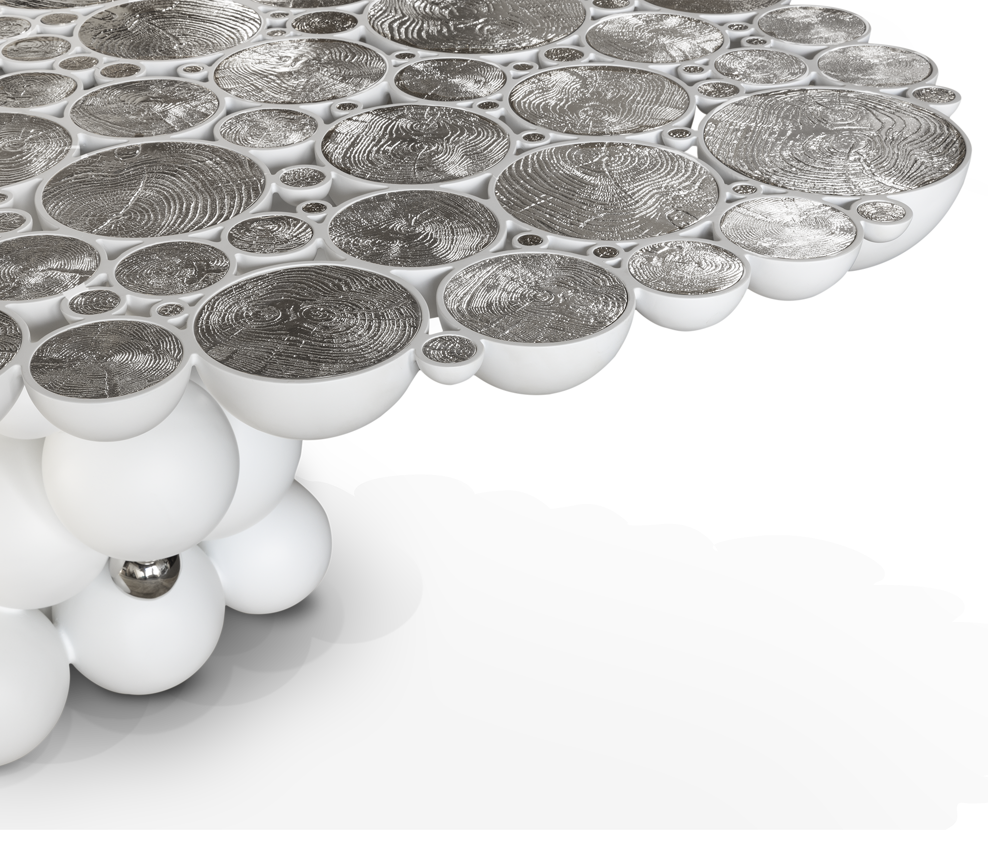 Обеденный стол Orbit White Luxe