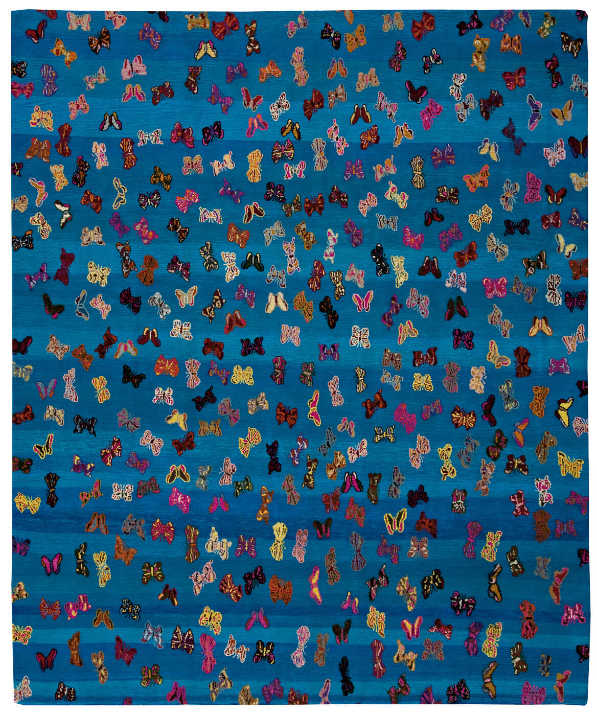 Синий ковер Little Butterfly | Размер: 200 x 300 см