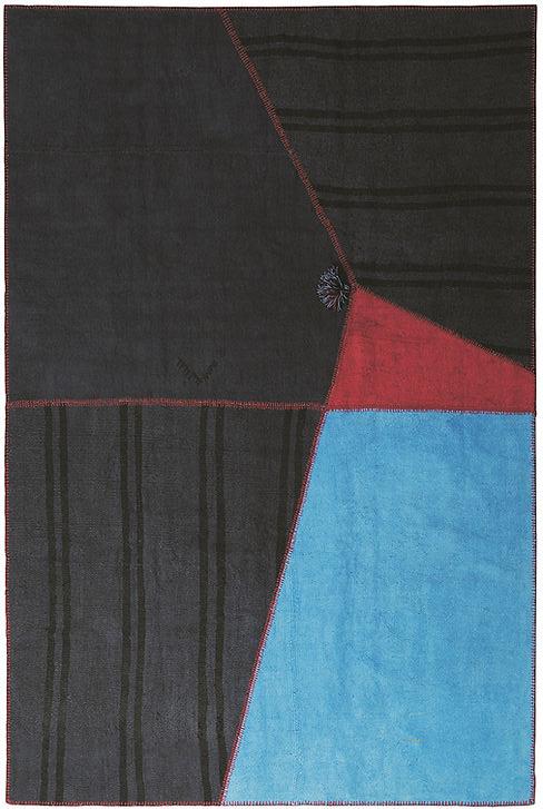 Ковер в стиле пэчворк Out Of The Blue из конопли