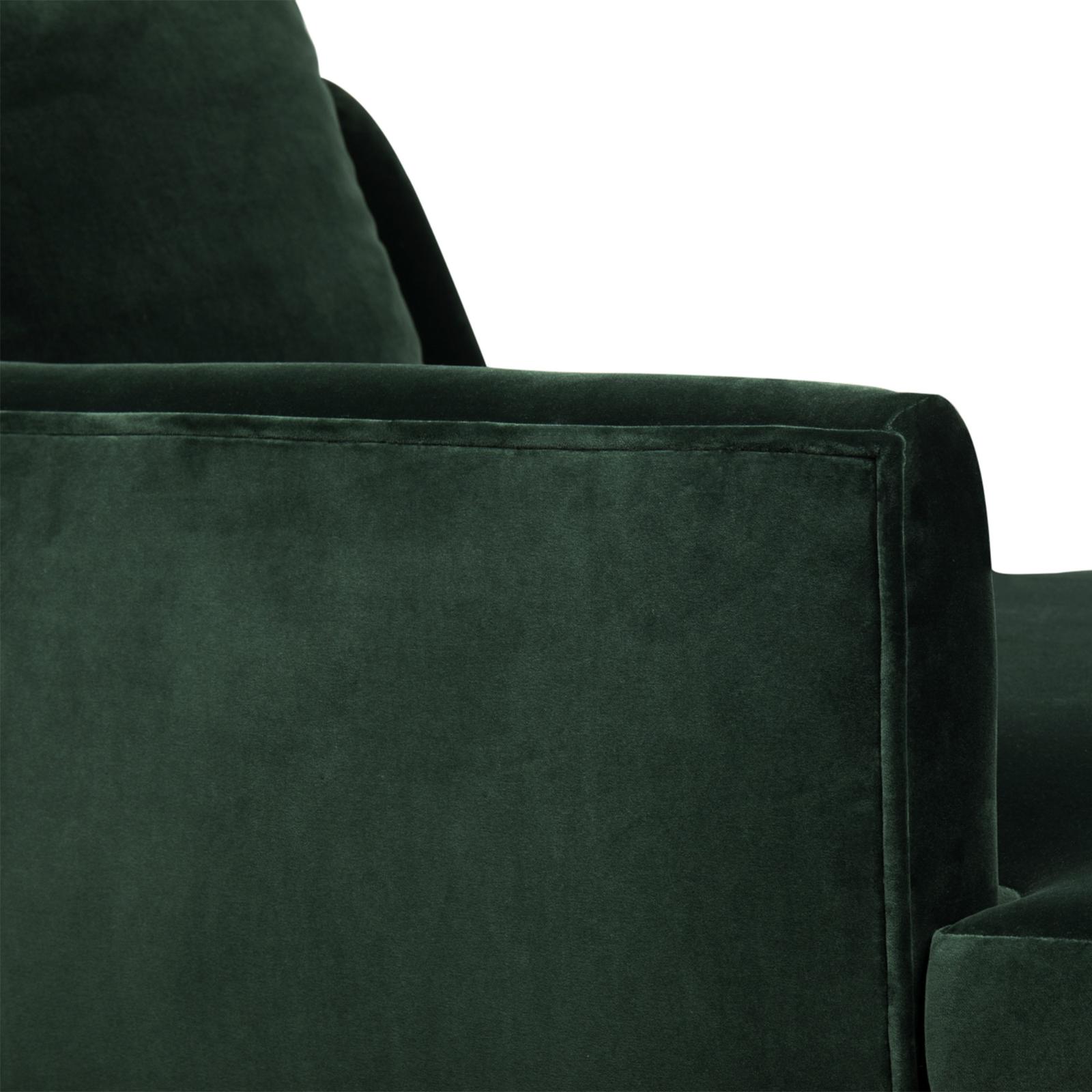 Кушетка из плюшевого бархата