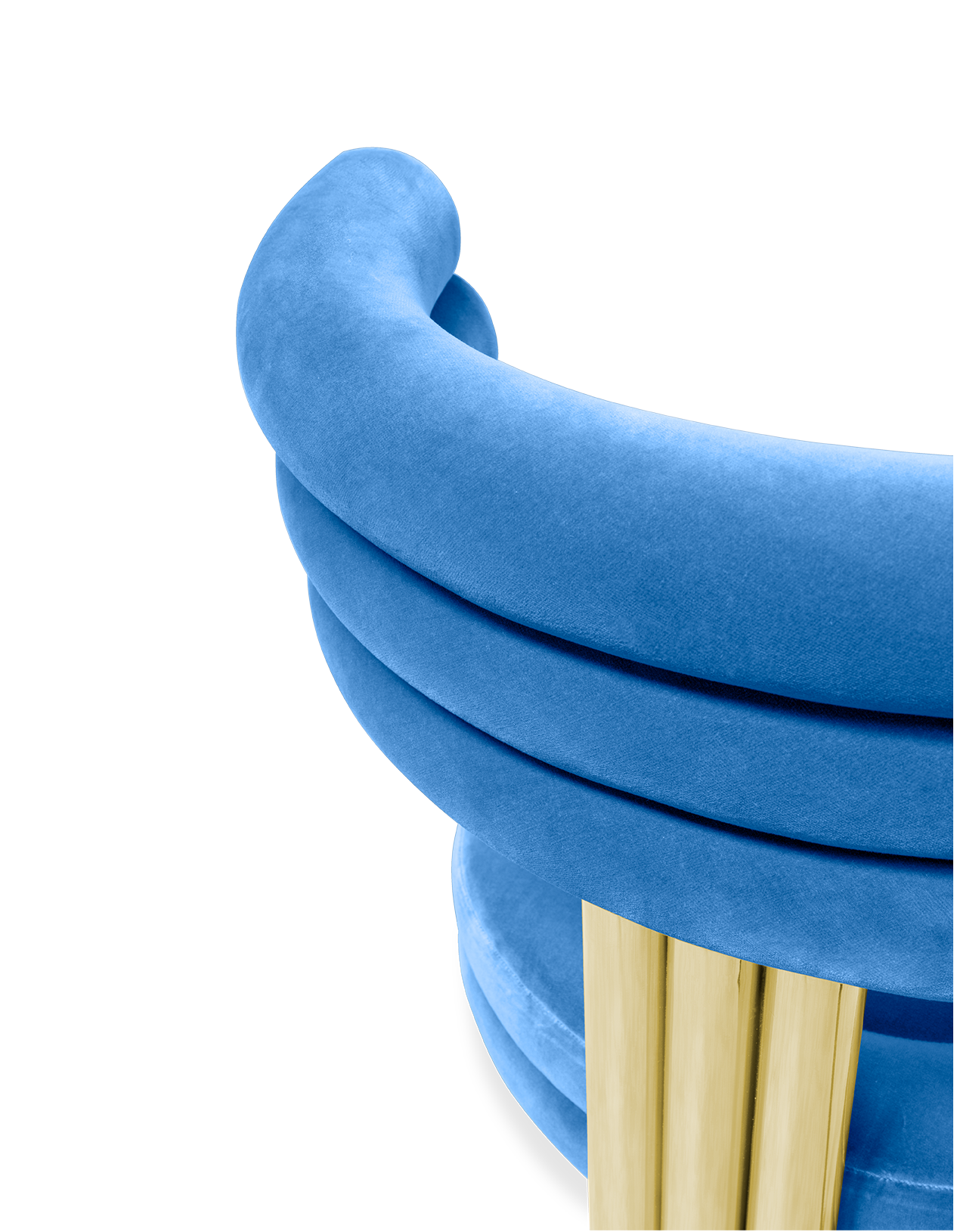 Обеденный стул синий Kerr