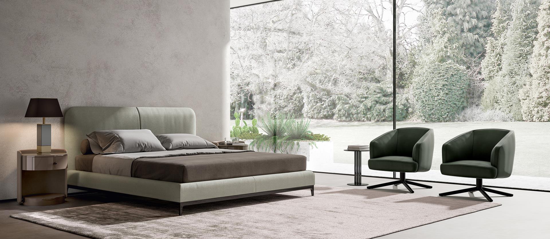 Кровать Portland с изголовьем Portland Bed