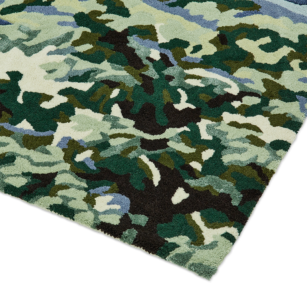 Жүн кілем Ancient Canopy Forest Green 146708 | Өлшемі: 200 x 280 см