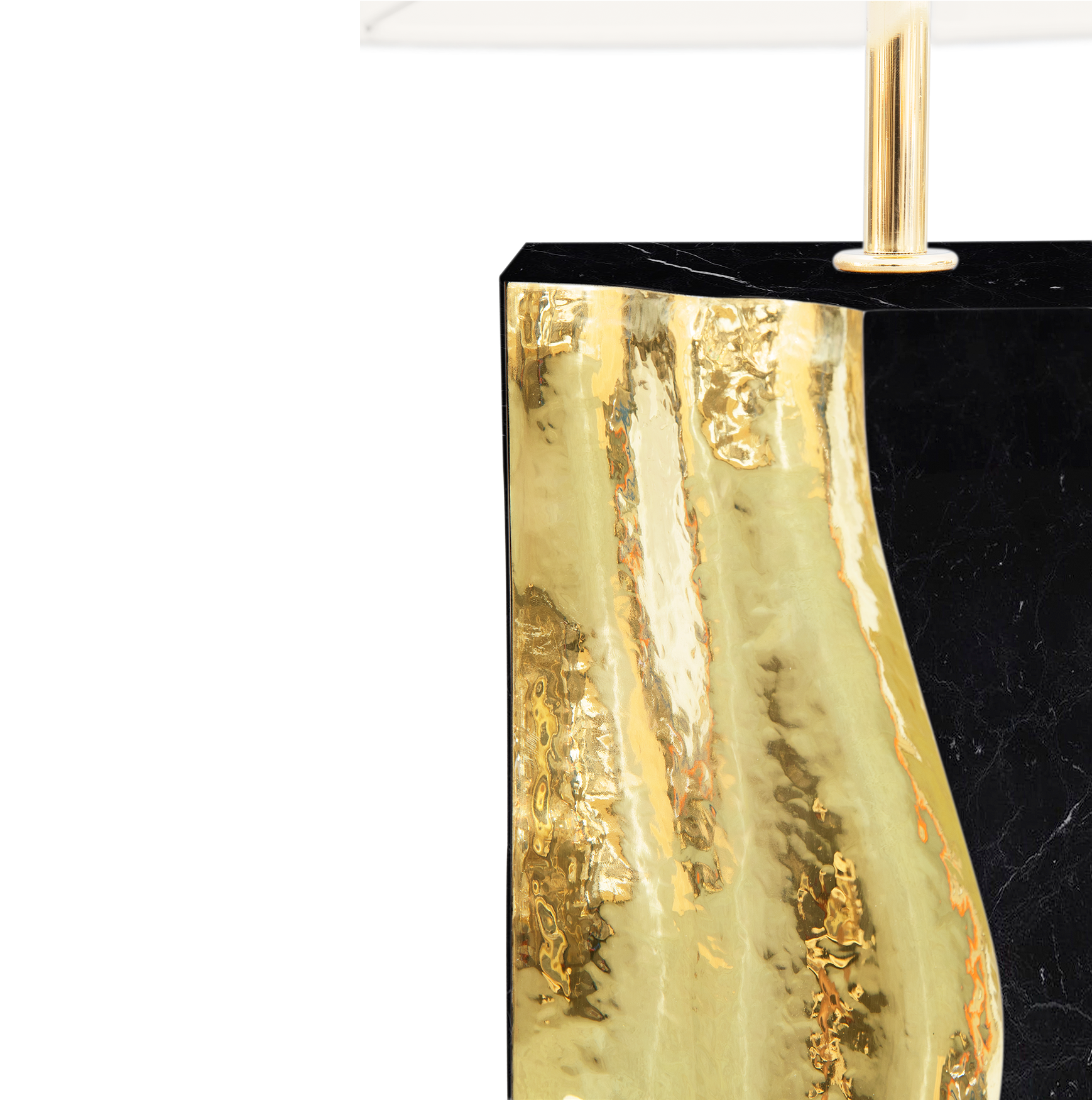 Үстел шамы Glacier Nero Marquina