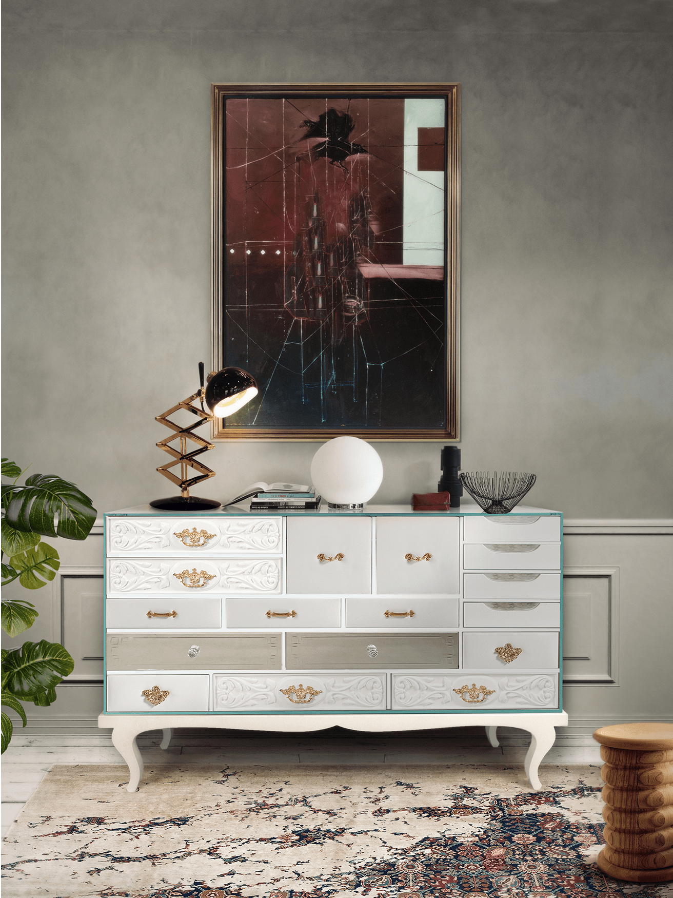Буфет Urban White Luxe