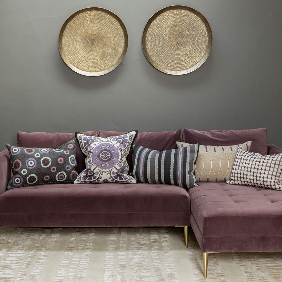 Zafora - Heather 60 × 40 жастық