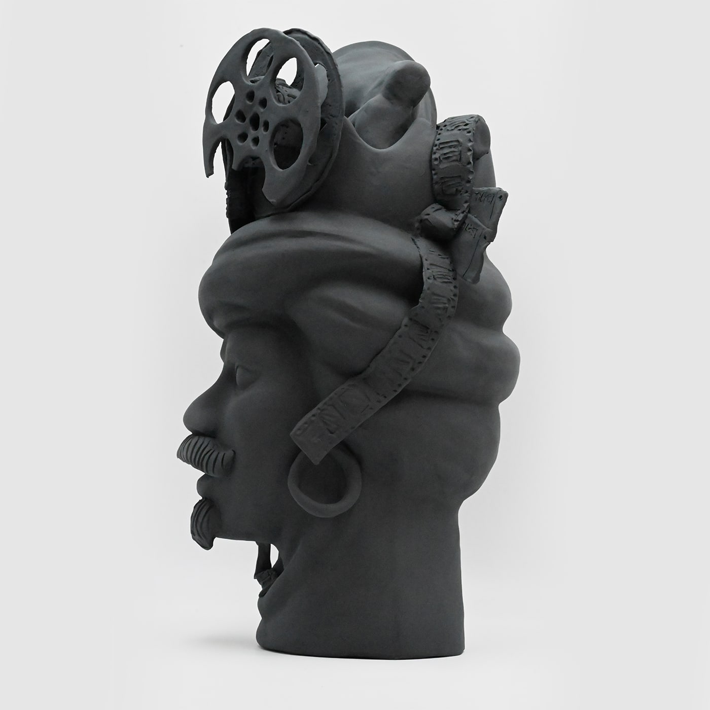 Скульптура серая матовая Moor's Head