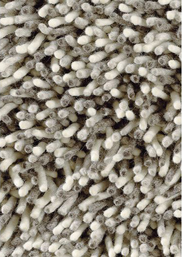Жүн кілем қара-ақ Gravel 68201 | Өлшемі: 140 x 200 см