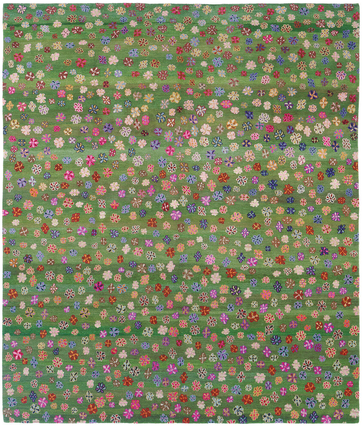 Жасыл кілем Little Flowers | Өлшемі: 250 x 300 см