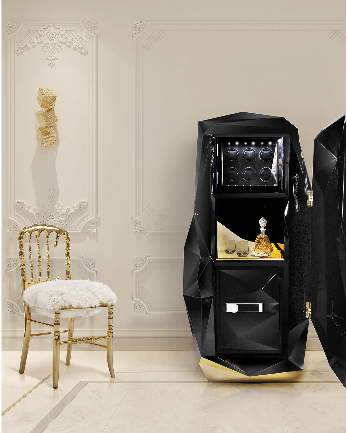 Сейф Prism Black Elite