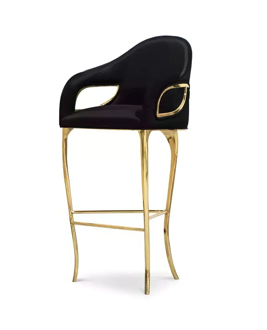 Барный стул с высокой спинкой Lyra