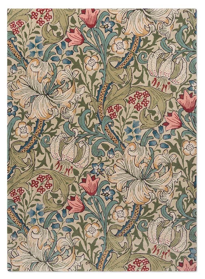 Кілем Golden Lily Green Red | Өлшемі: 250 × 350 см