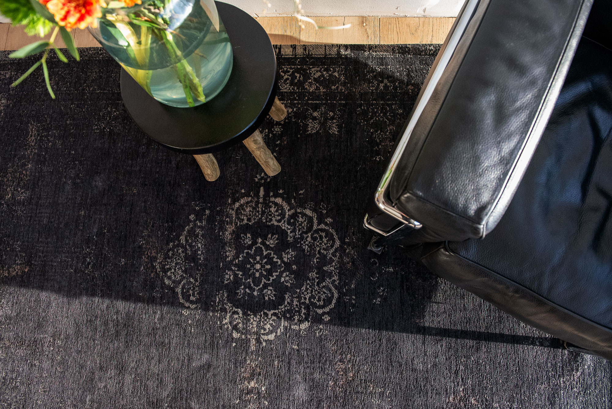 Ковер 8263 Mineral Black | Размер: 80 x 150 см