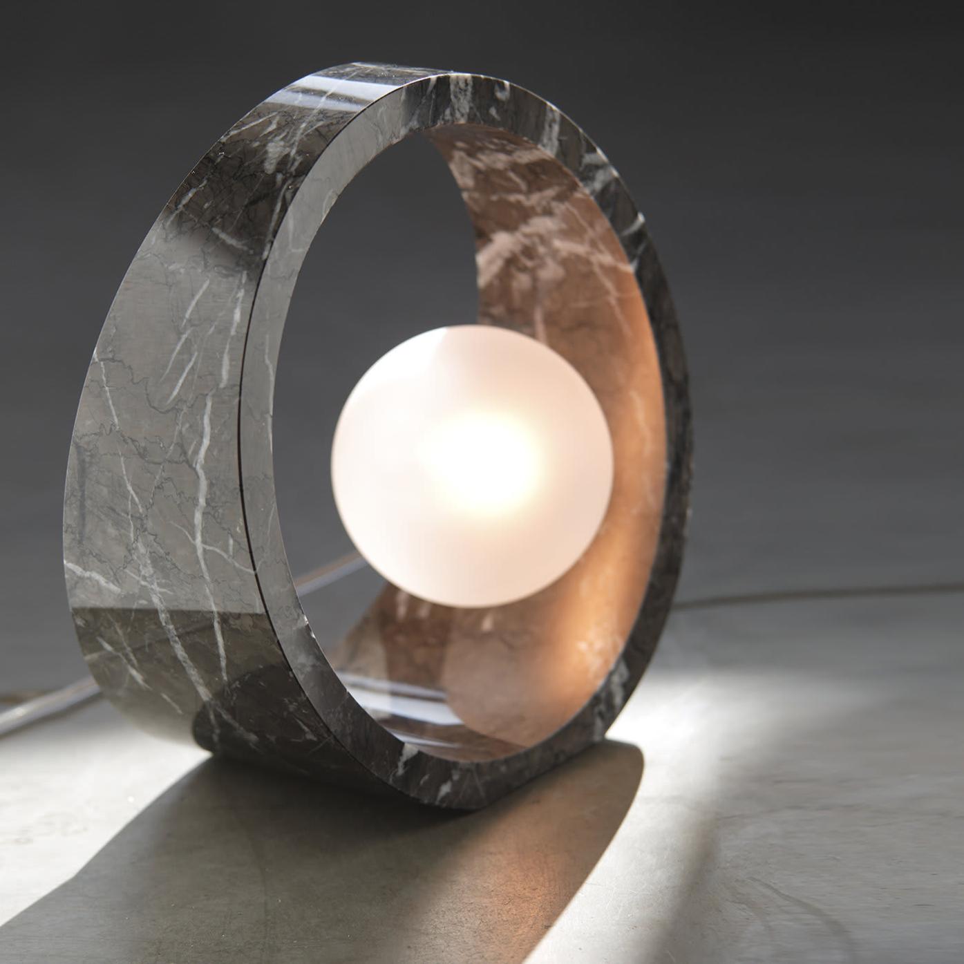 Black Carnico мрамор матовый шыны үстел шамы