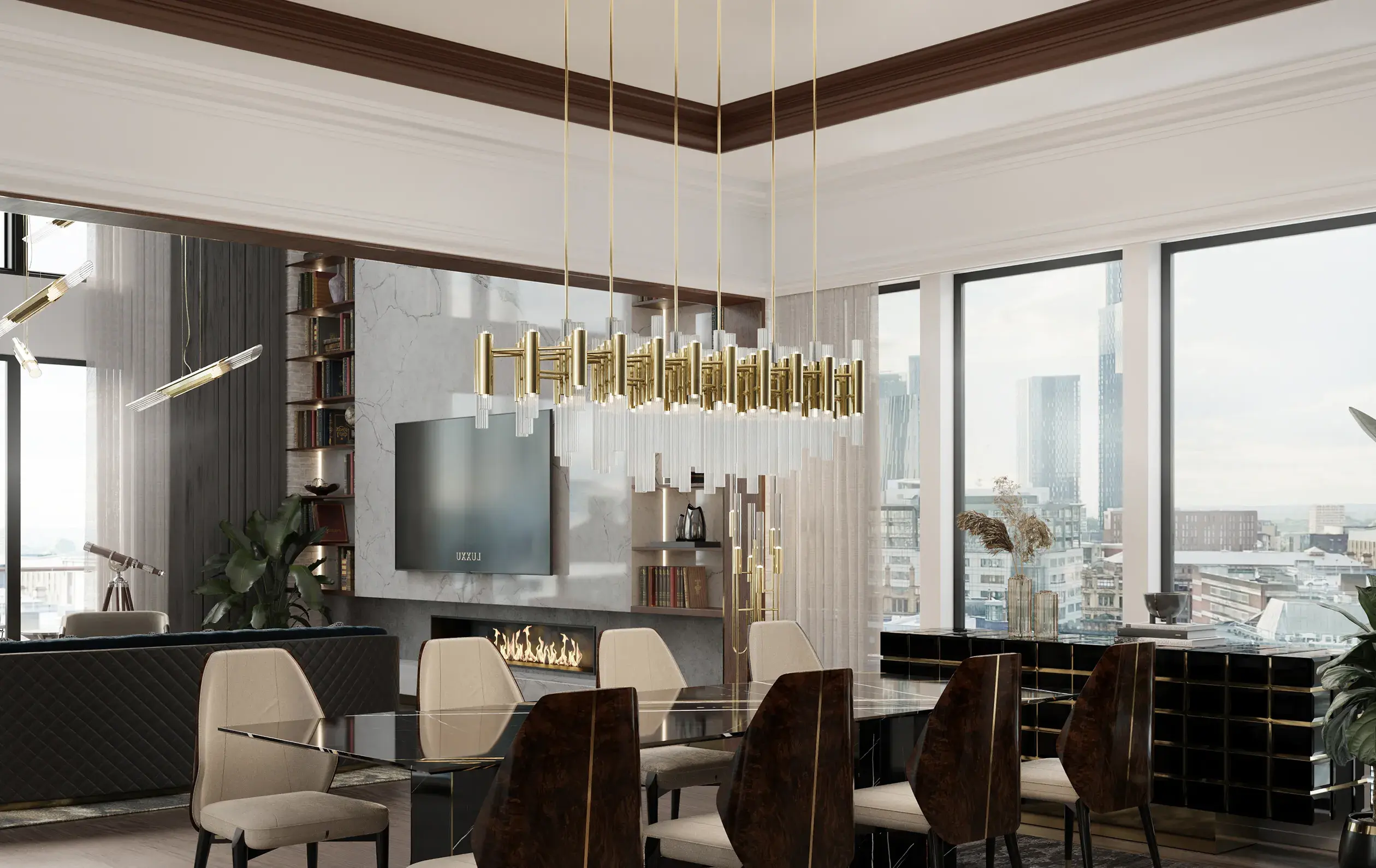 Подвесной светильник Cascade Rectangular - 2