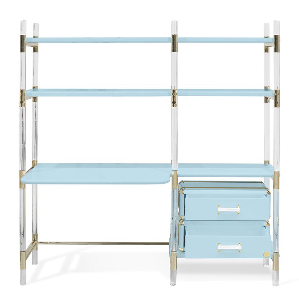 Книжная полка для детей Jigsaw Puzzle Blue