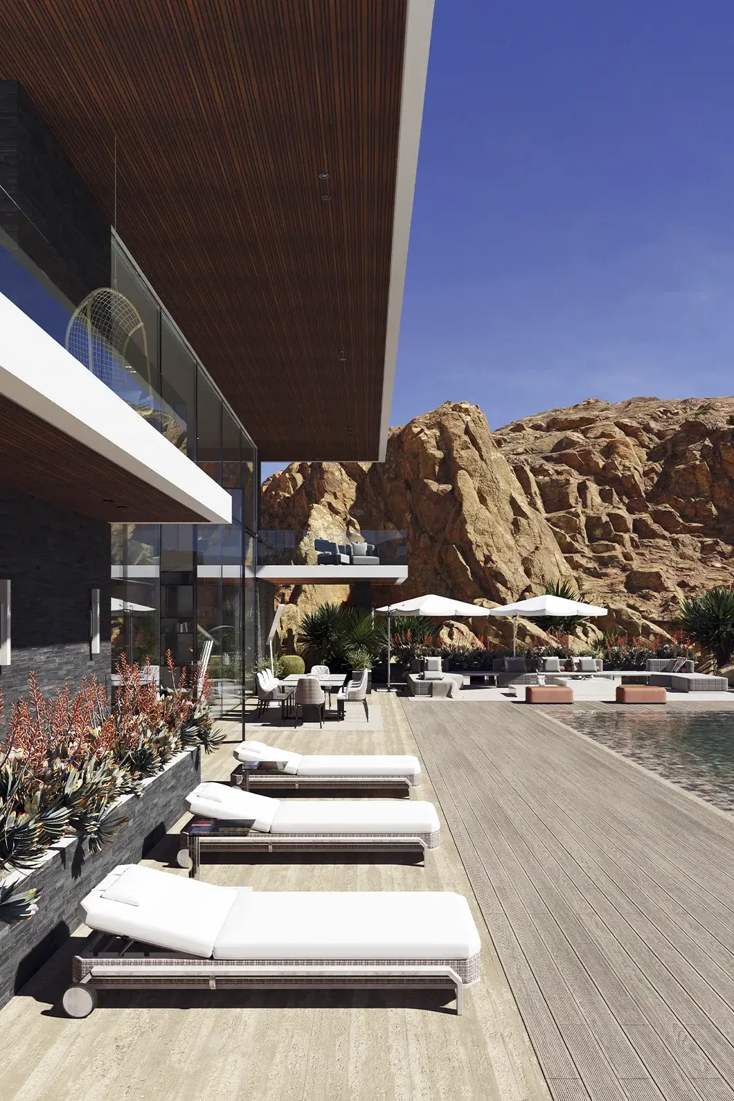 Шезлонг Heritage деревянный - 1