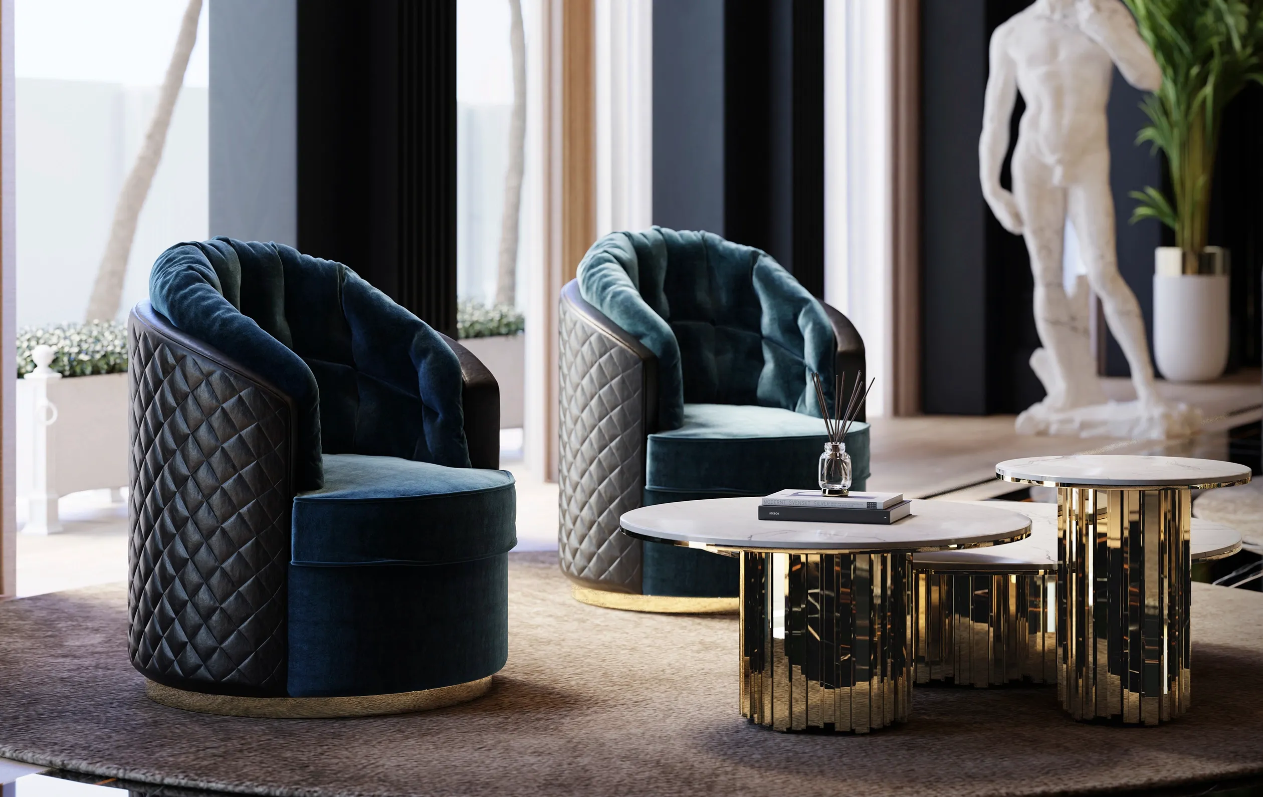 Кресло айналмалы Luxe - 3