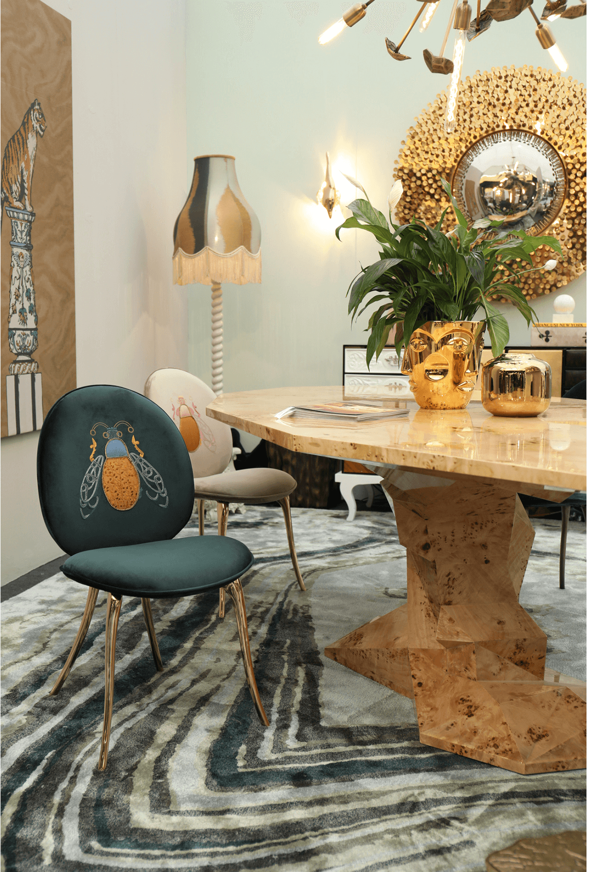 Обеденный стол Bonsai Poplar Root Luxe