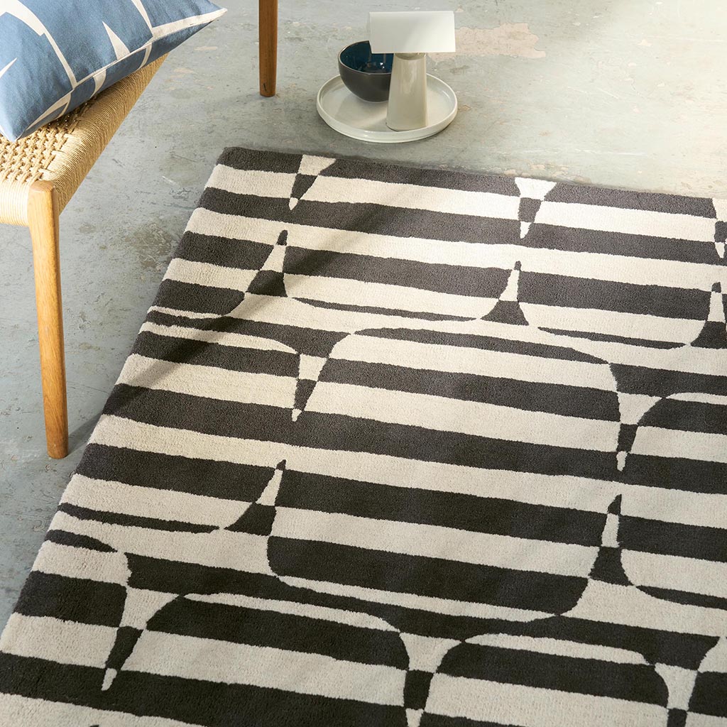 Ковер Lohko Stripe Charcoal | Размер: 250 × 350 см