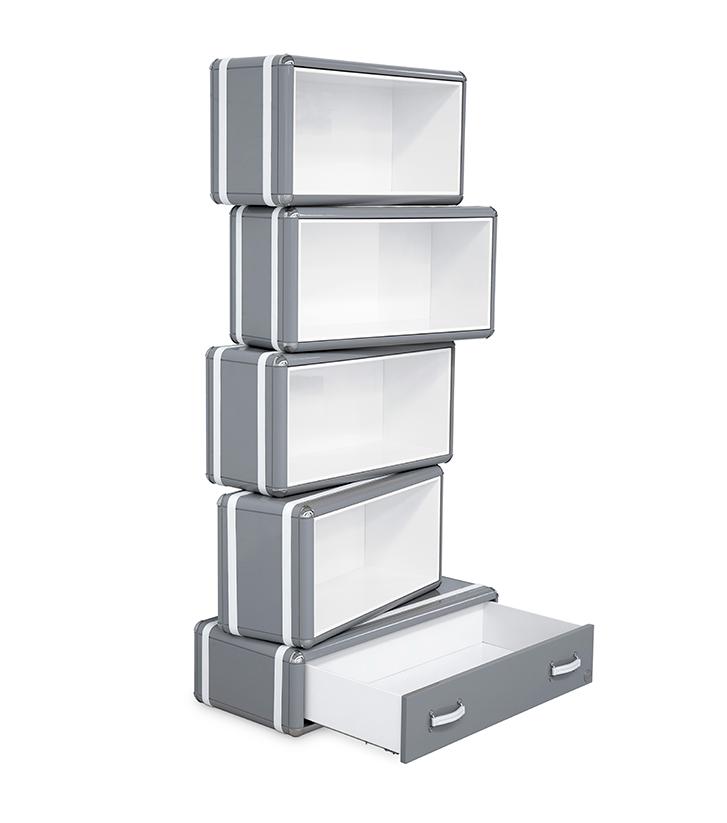 Книжная полка для детей Skyline Tower Grey