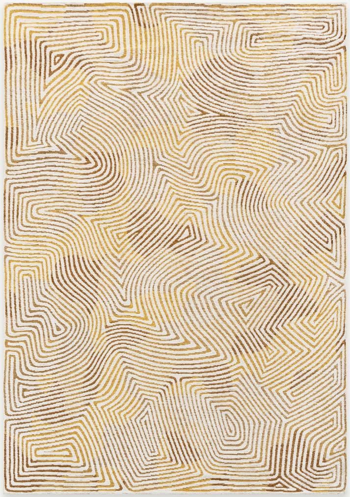 Кілем Yellow Hippy 9799 | Өлшемі: 80 x 150 см
