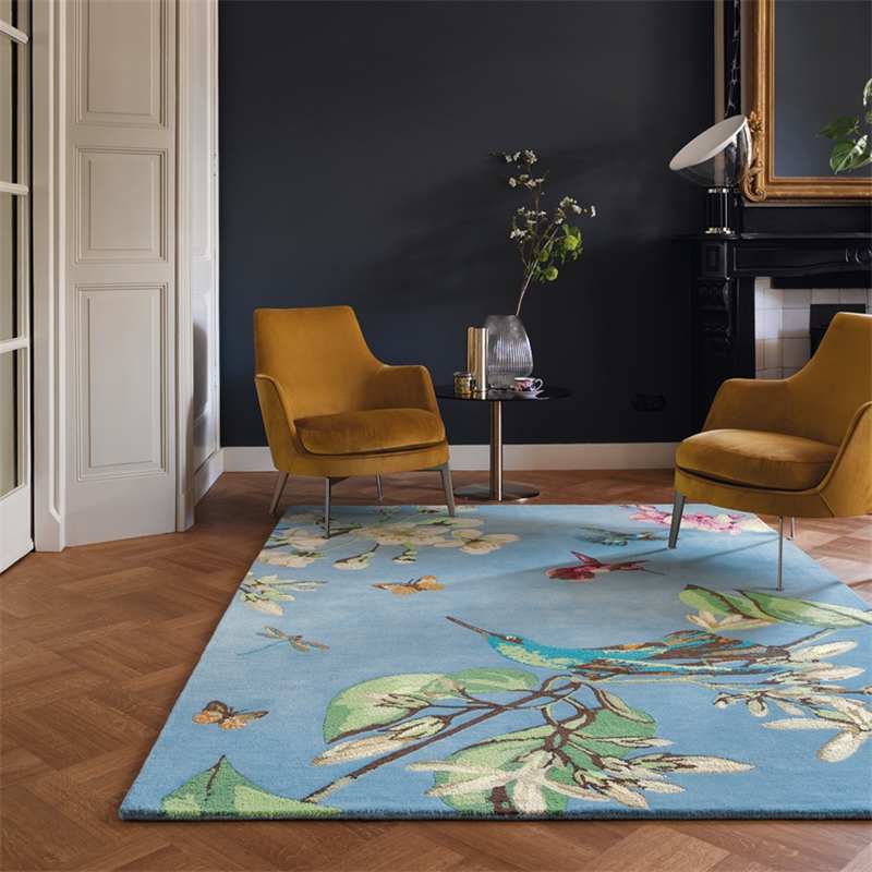 Кілем Hummingbird Blue 37808 | Өлшемі: 200 x 280 см