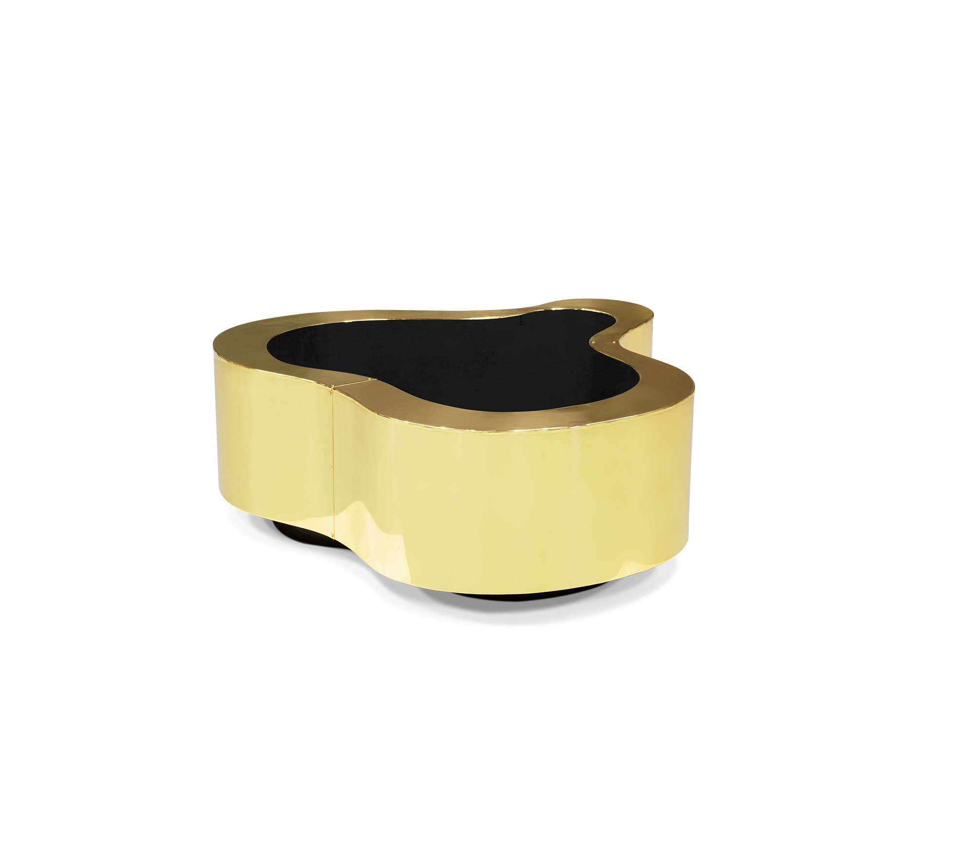 Набор журнальных столов Crest Polished Brass | Конфигурация: Big